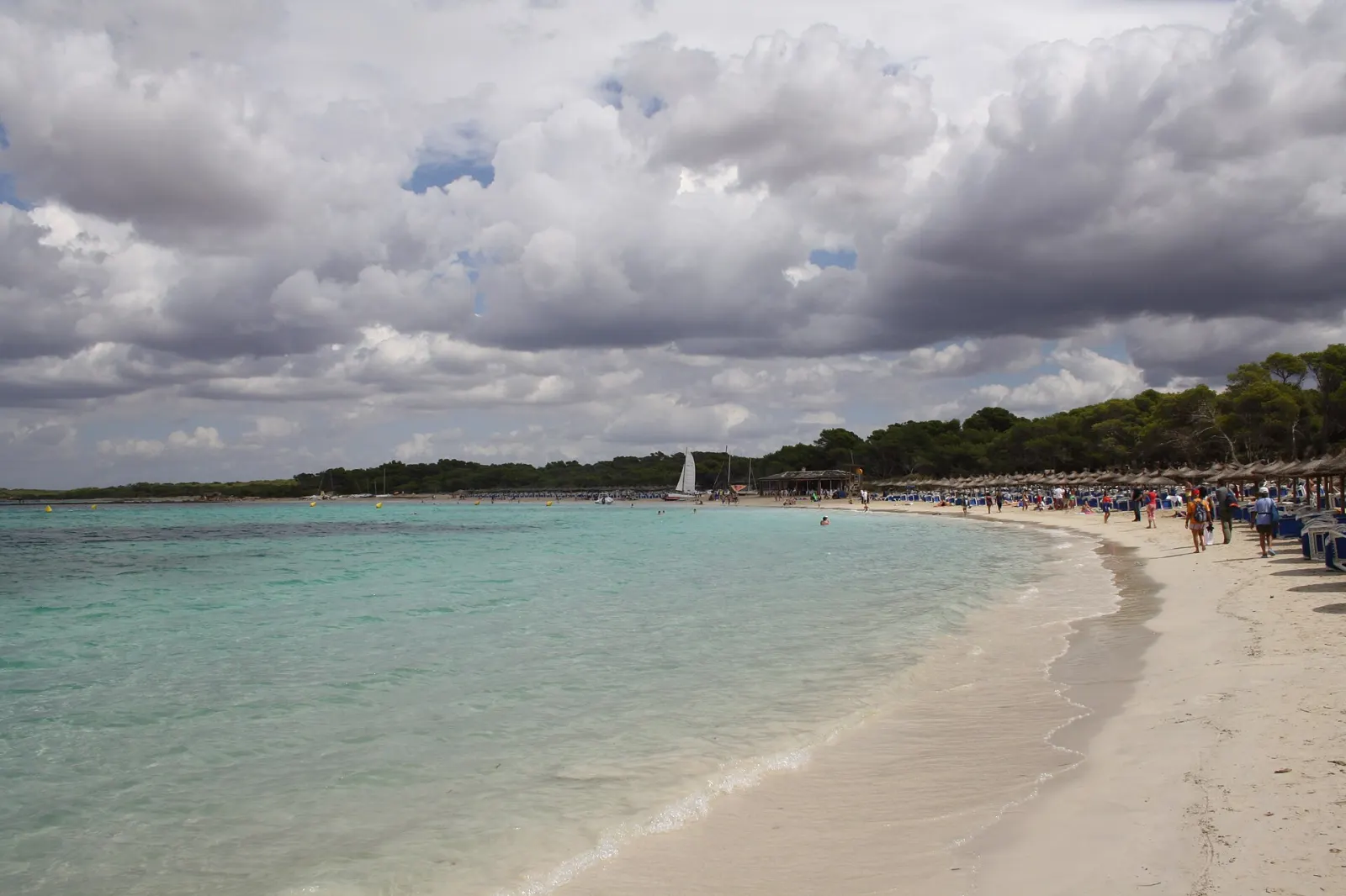 Turquoise water at a Mallorcan beach